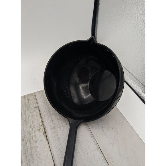 Scoop N Strain Black Kitchen Utensil For Cooking & Straining - Picture 2 of 7